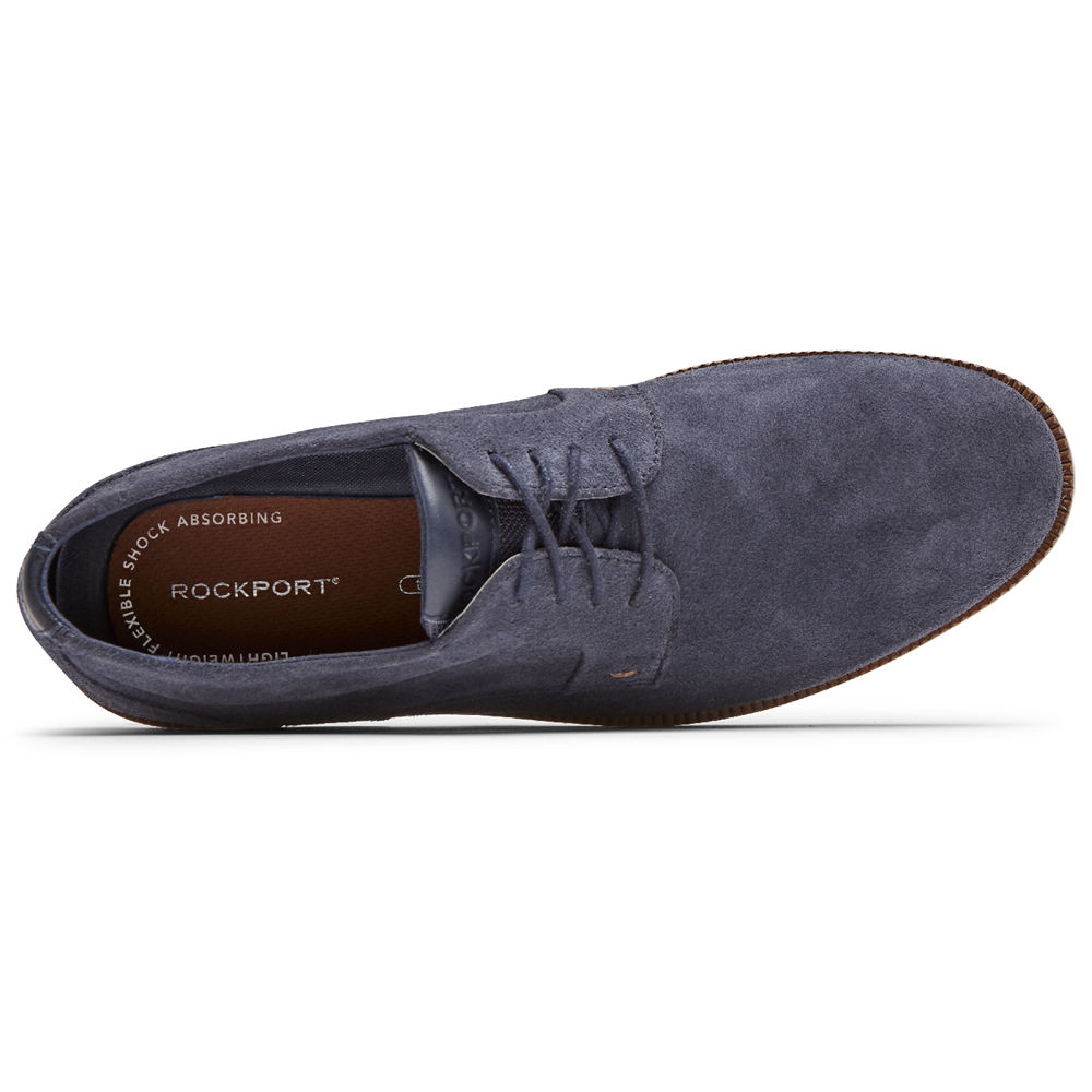Rockport Oxfords Herr Blå - Sharp & Ready 2 Plain Toe - MIBKW5684